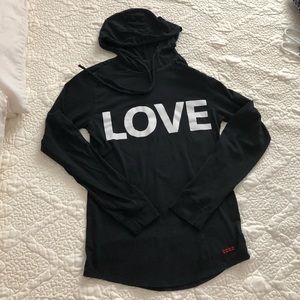 XS Peace Love World Hoodie